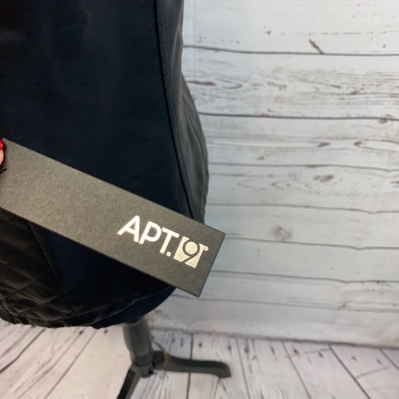 Apt. 9 Faux Leather Vest Medium NWT - Picture 4 of 8